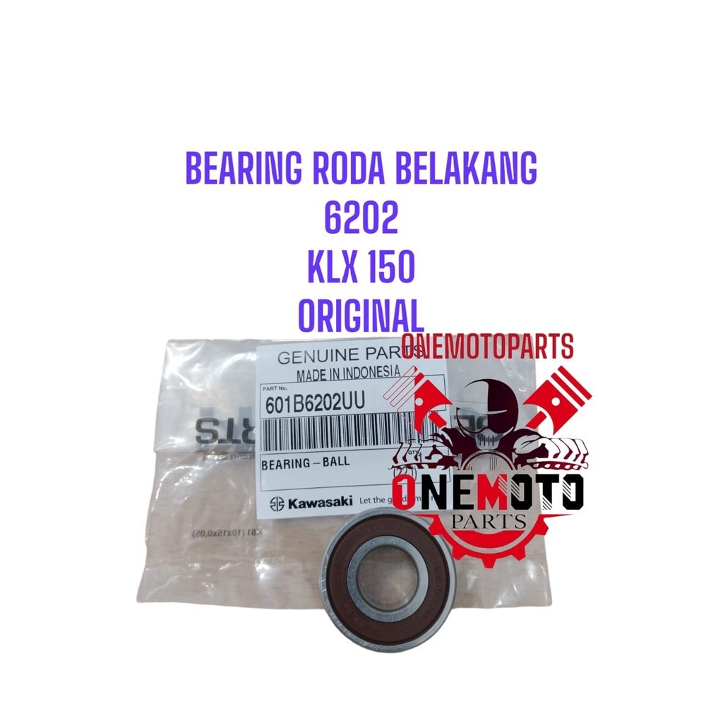 Orimoto - BEARING RODA BELAKANG KLX 150 6202 KAWASAKI ORIGINAL 601B6202UU