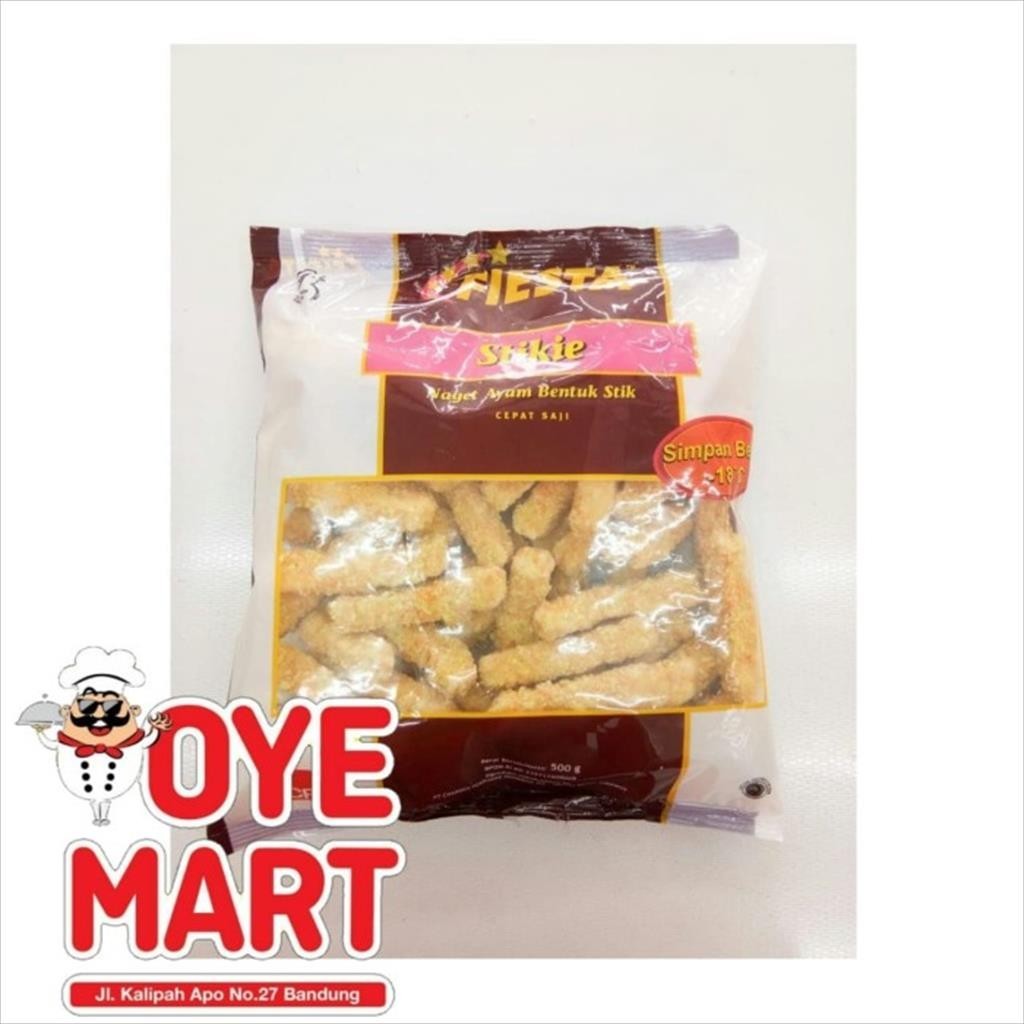 

FIESTA STIKIE 500GR / NUGGET AYAM BERBETUK STIK NAGET