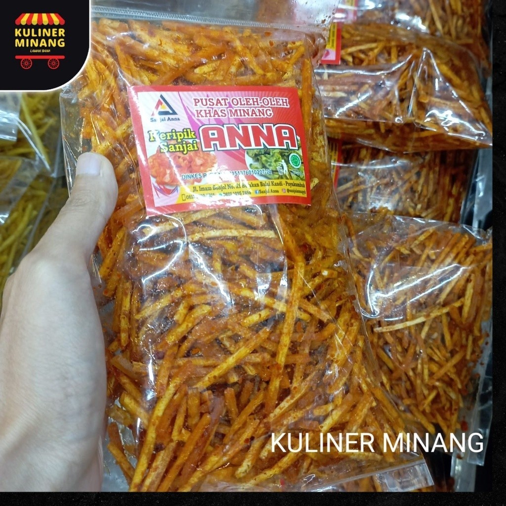 

Sanjai lidi kuning anna Cemilan Khas Kuliner Minang