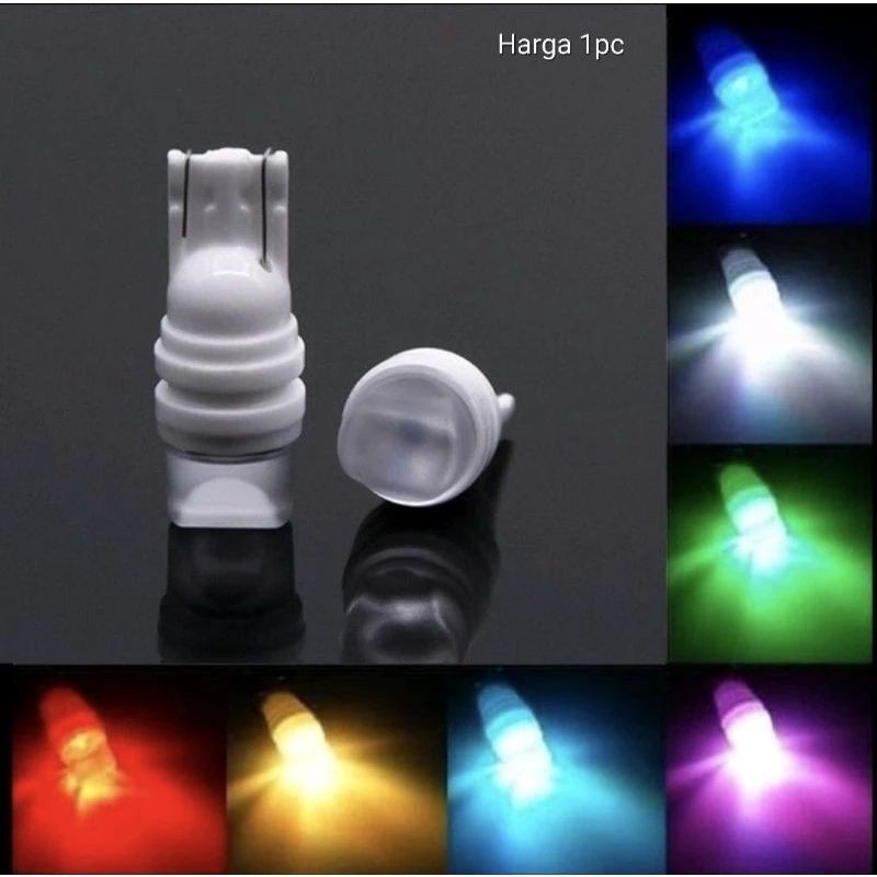 TERLARIS LAMPU SEIN SENJA SPEEDOMETER MOTOR MOBIL UNIVERSAL T10 CERAMIC SUPER BRIGHT TERANG UNIVERSA