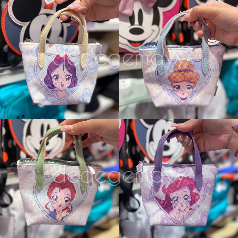 Miniso x Disney Princess - Sling Bag | Tas Mini Princess Snow White Ariel Belle Aurora