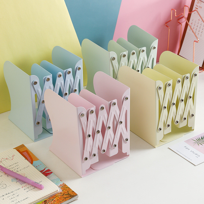 Adjustable Holder Book Stand Organizer Tempat Meja Buku Lipat