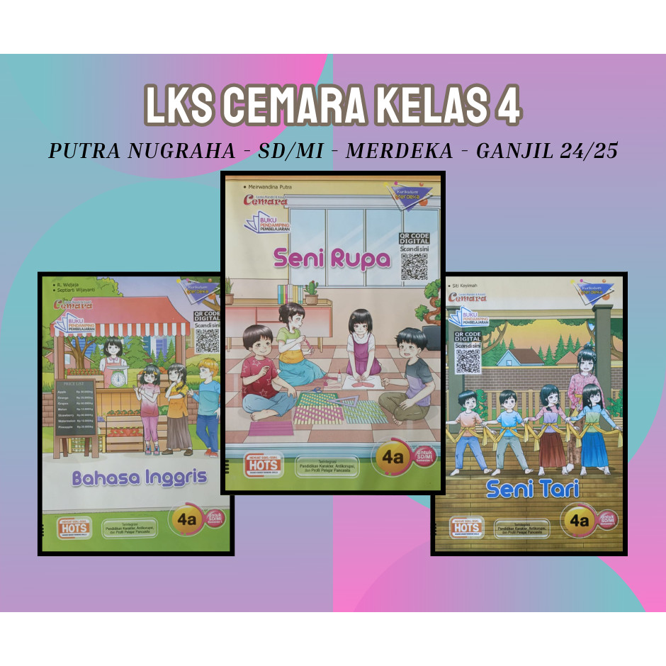 Buku LKS Putra Nugraha Cemara Mahir Zamrud SD/MI Kelas 4 Merdeka Ganjil 2024/2025 - Terbaru