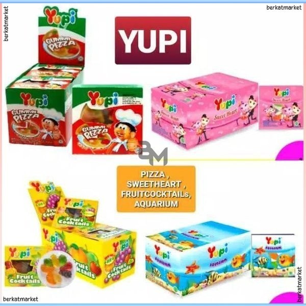 

Yupi Permen Gummy Jelly Kecil 15gr