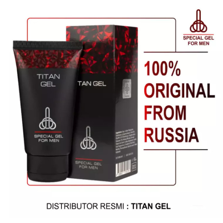 [BISA COD] TItan Gel rusia Asli Original Besar Kuat Tahan Lama Made In Rusia -   PRODUK HERBAL ALAMI