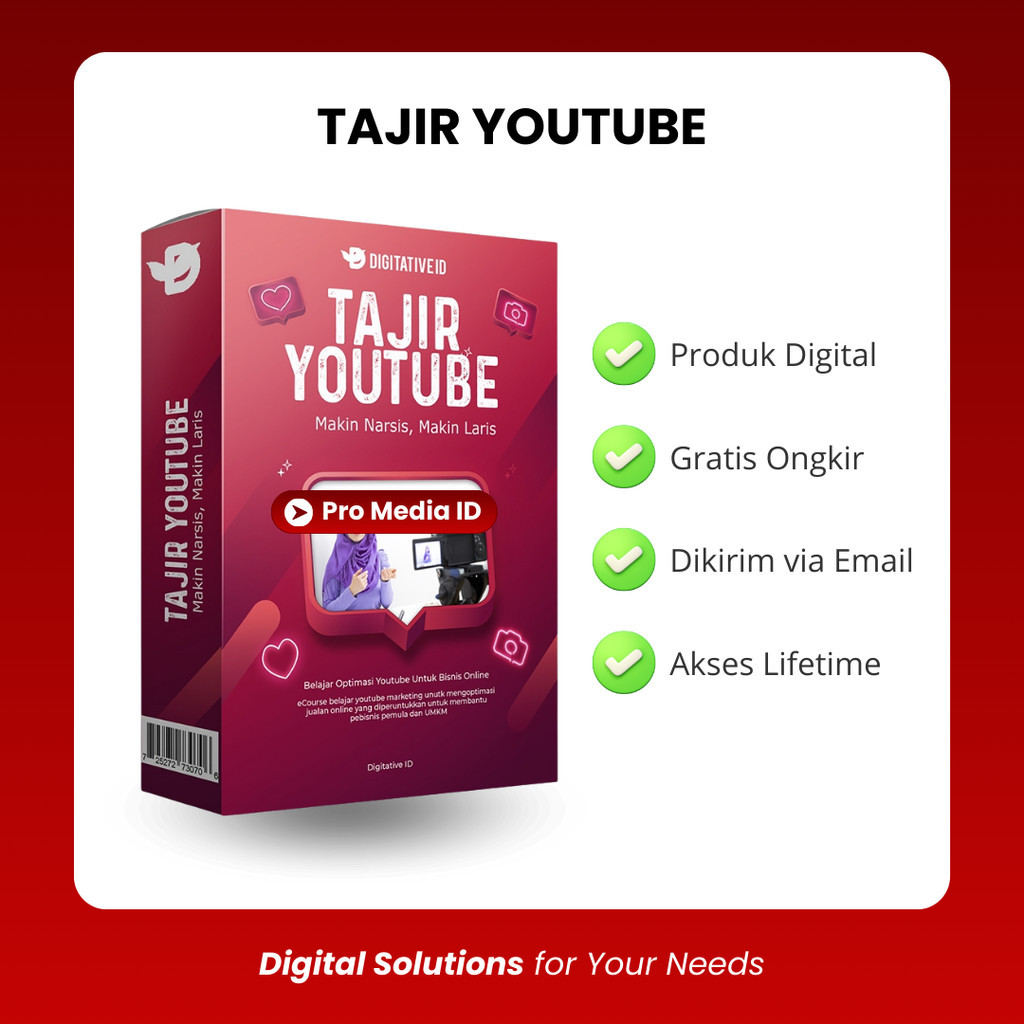 E-Course Tajir dari YouTube Belajar Buat Strategi Konten yang Efektif