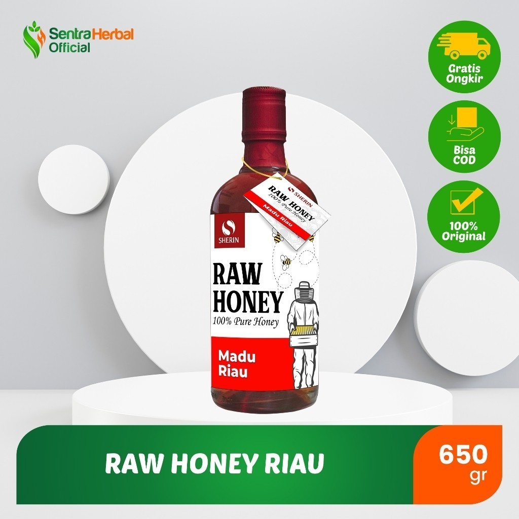 

Madu Riau Raw Honey PREMIUM 650 Gram
