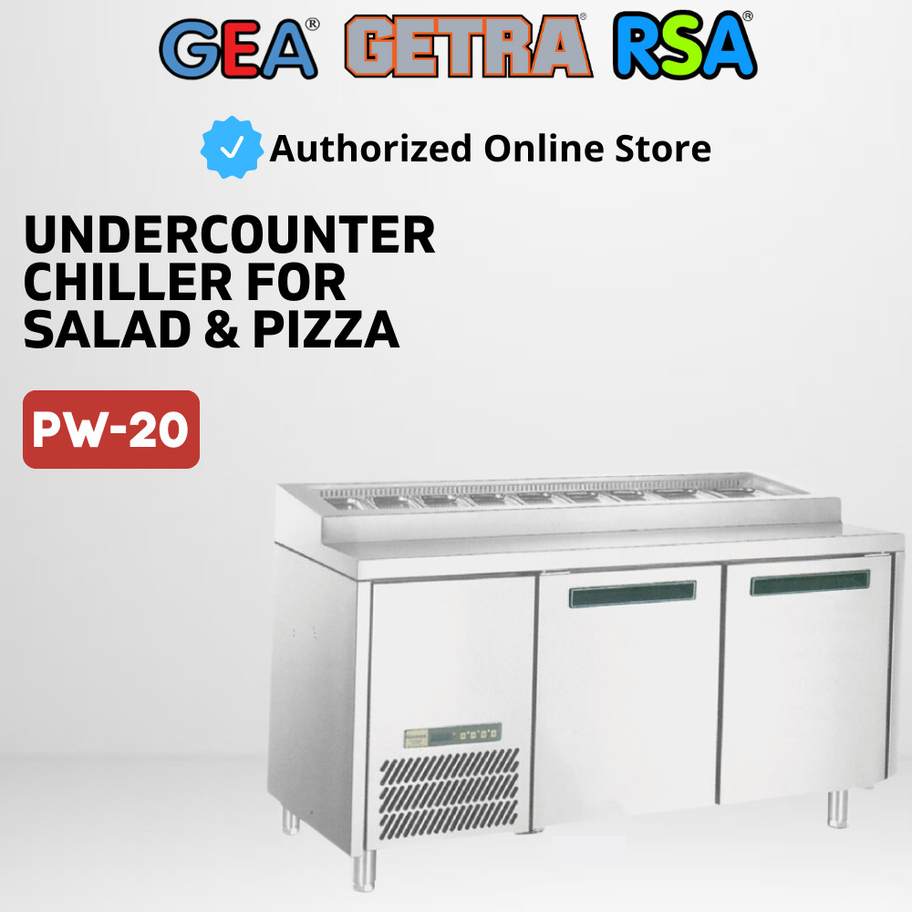 GEA PW 20 PW-20 UNDERCOUNTER CHILLER PENDINGIN FOR SALAD PIZZA