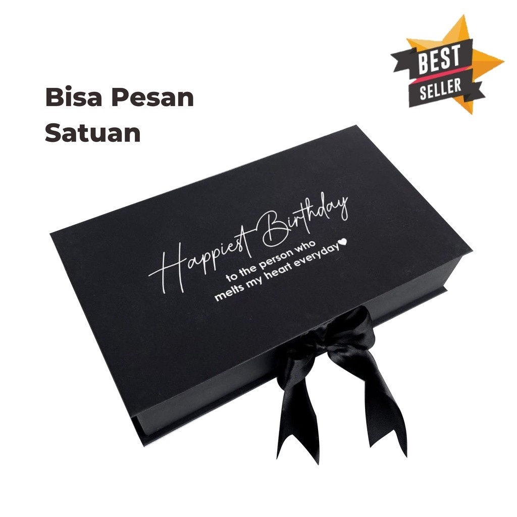 

Hardbox Buka Pita [30x18x6] / Box Hampers / Kotak Kado / Box Pita / Giftbox / Box Kado / Hardbox Custom / Box Buka Pita / Box Hitam / Box Tebal