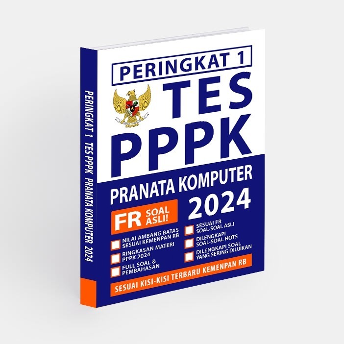 Buku PPPK PRANATA KOMPUTER 2024 - Peringkat 1 PPPK TEKNIS PRANATA KOMPUTER 2024 - Buku Original Soal