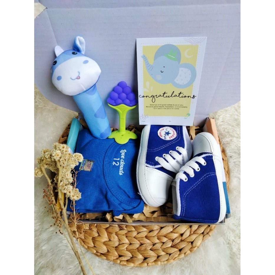 

(NEW) -Premium Gift Kado bayi Laki-laki Kado Lahiran Hadiah Bayi Born Hampers - B13