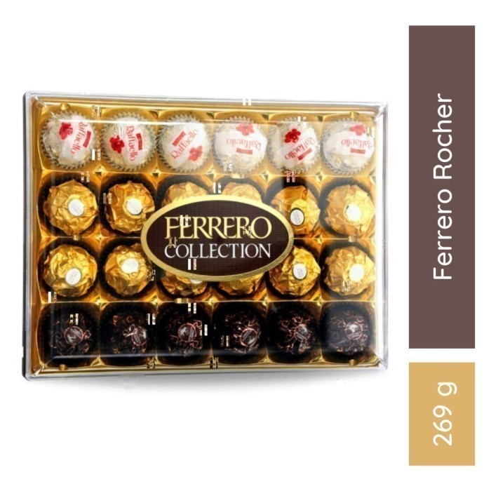 

Coklat Ferrero Collection T24 269gram 3 rasa isi 24pcs - Terenak