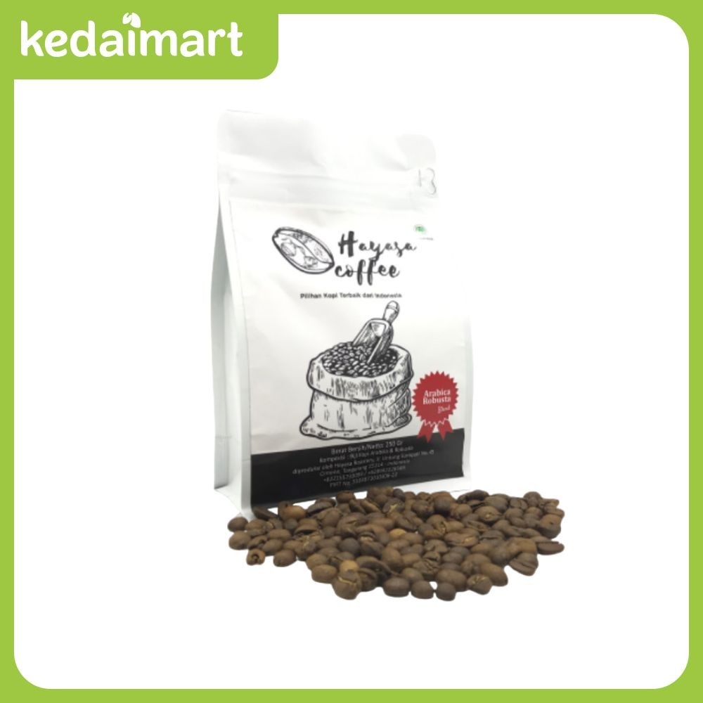 

Hayasa Kopi Arabika Robusta Blend Bubuk Medium 250 Gram