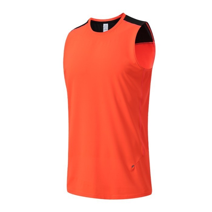 MurMer-pipit_id1 Kaos Dry Fit Pria Kaos Olahraga Singlet FLASH EAGLE Kaos Gym & Lari  - Orange, XL
