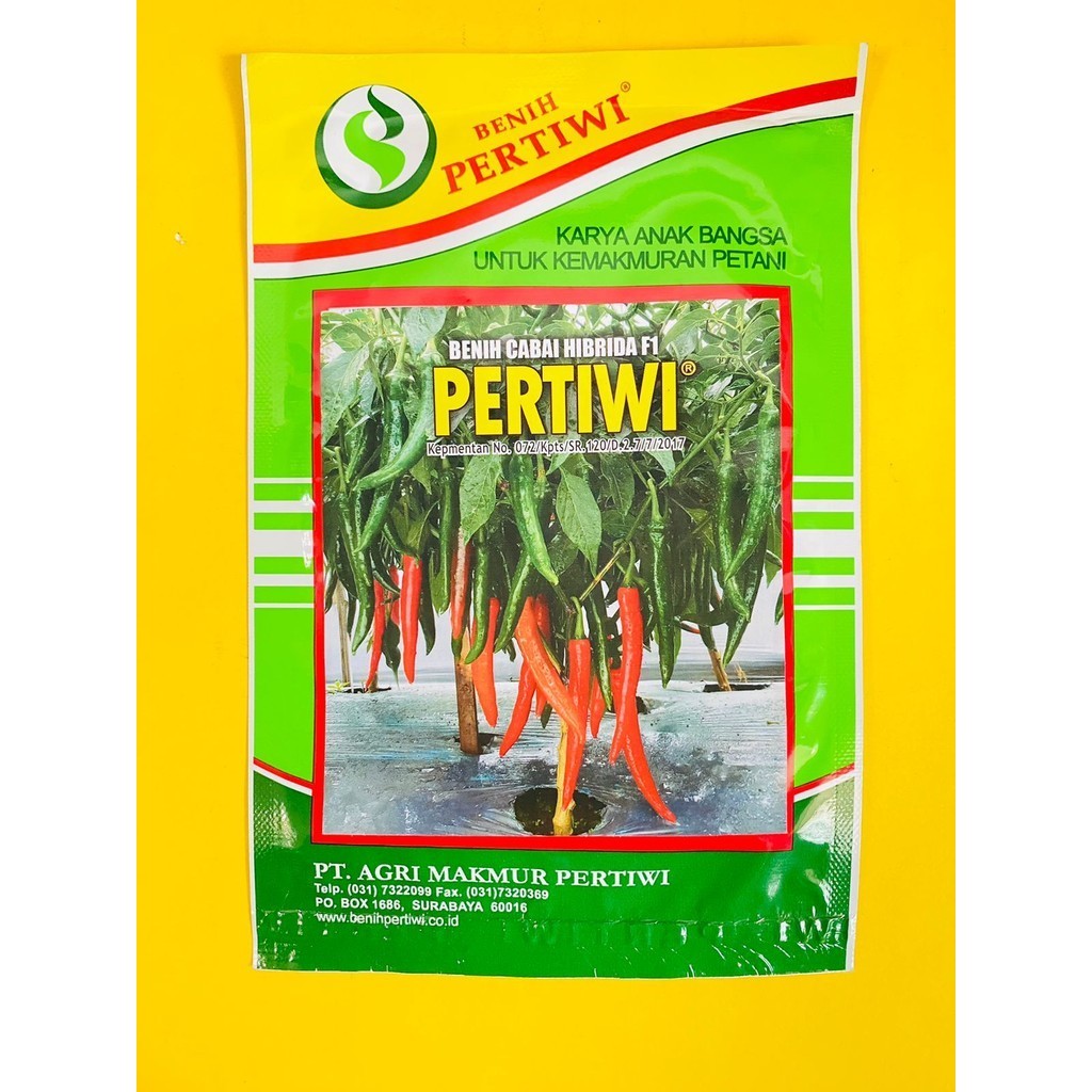 Benih cabe merah besar F1 cabai PERTIWI isi 10 gram dari PERTIWI