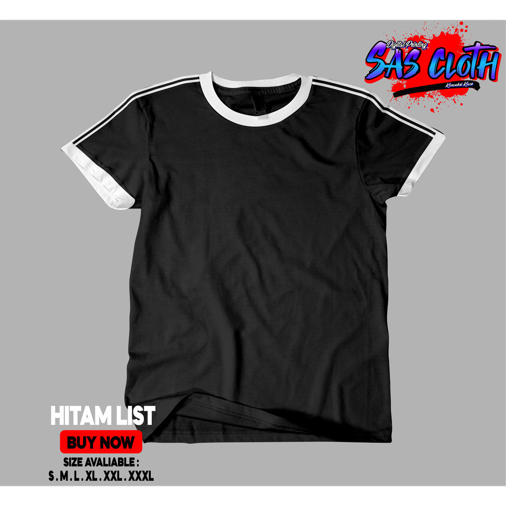 Baju T-Shirt KAOS RINGER KAOS RINGER TEE POLOS PREMIUM KAOS RINGER TEE PRIA