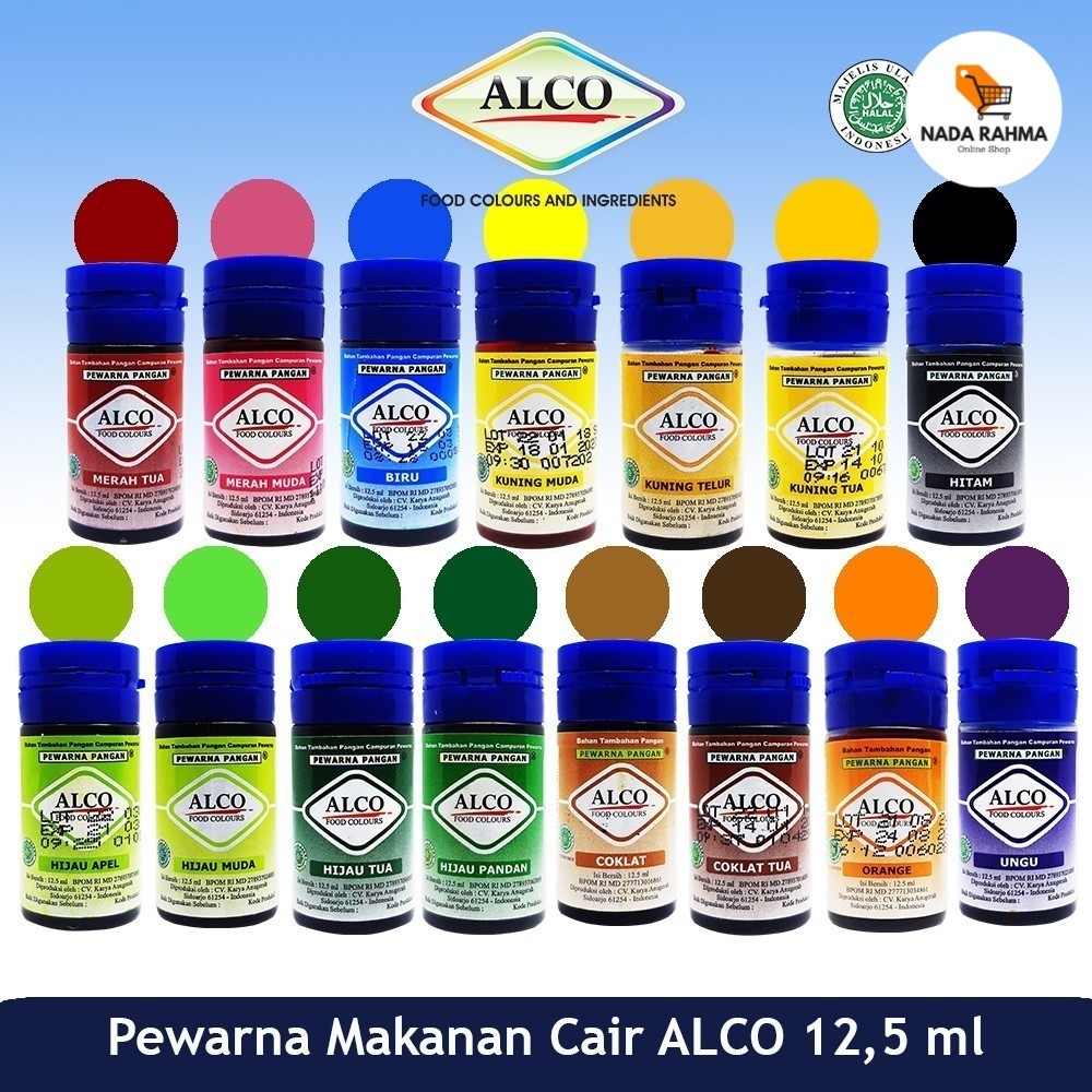 

Pewarna Makanan Kue ALCO 12,5 ml Best Seller
