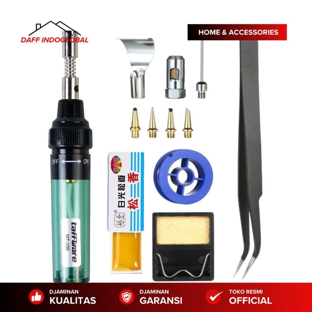 Original Taffware Solder Gas Butane Portable Iron Pen - MT-100
