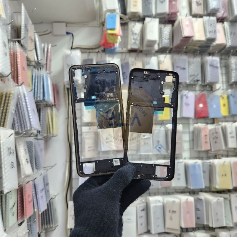 [BISA COD] BEZEL TUTUP MESIN TULANG TENGAH BEZEL REALME 6 PRO