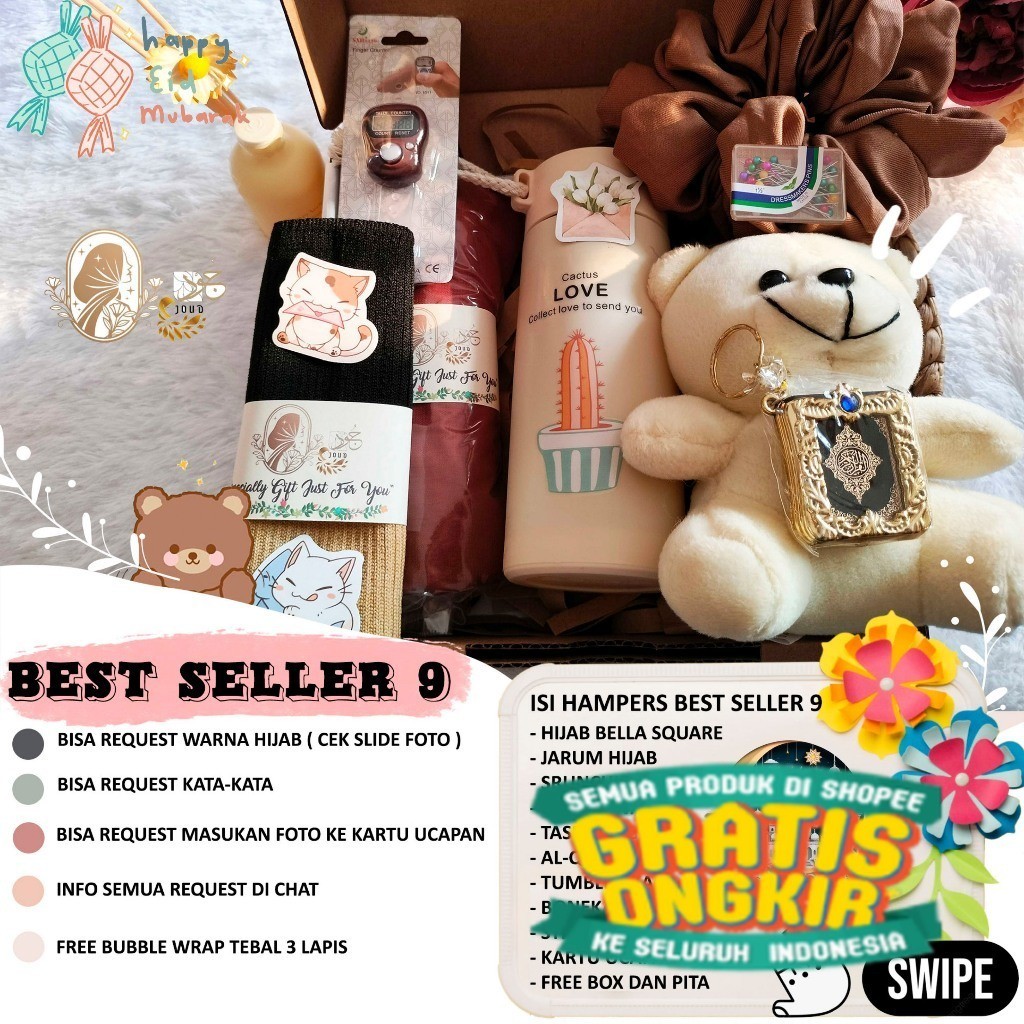 kado ulang tahun cewek / hampers ulang tahun cewek / kado wisuda / kado pernikahan / hampers lebaran