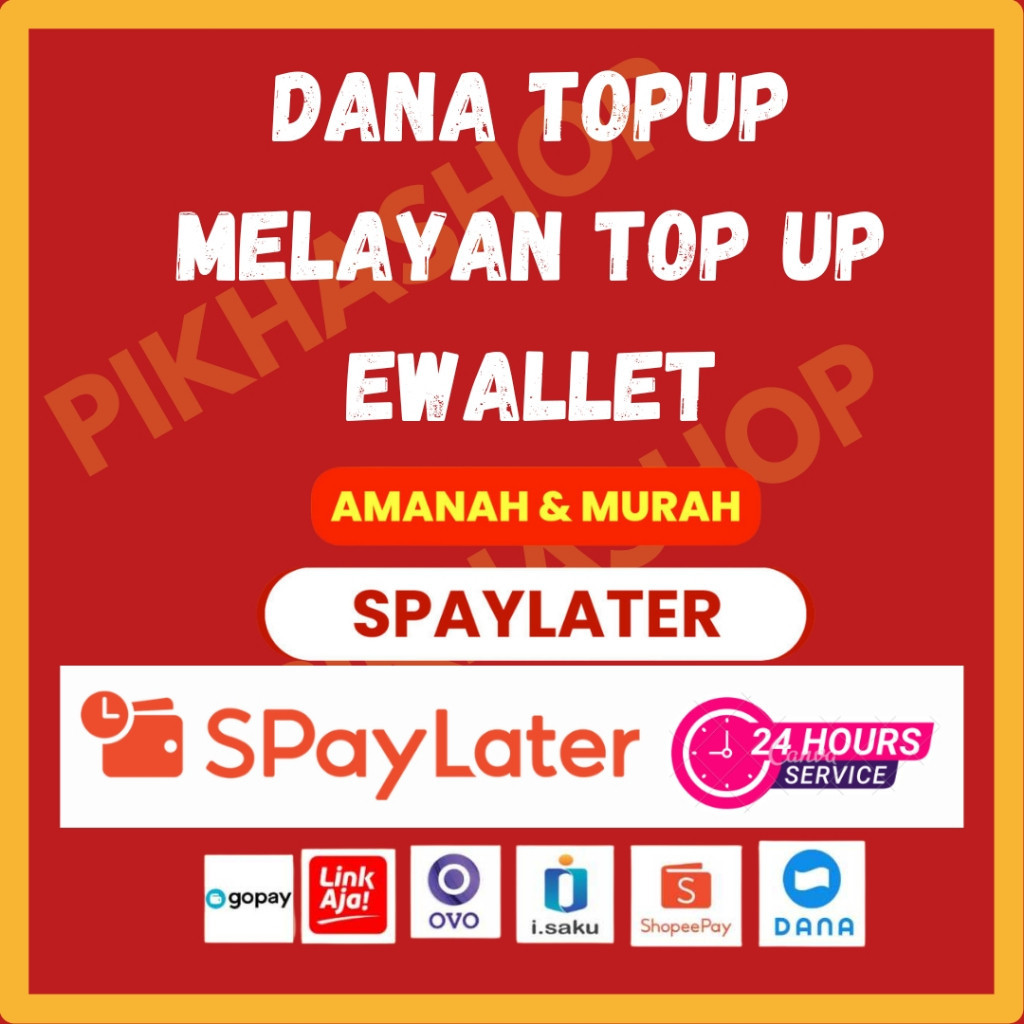 

Sticker Melayani TOP UP E-wallet