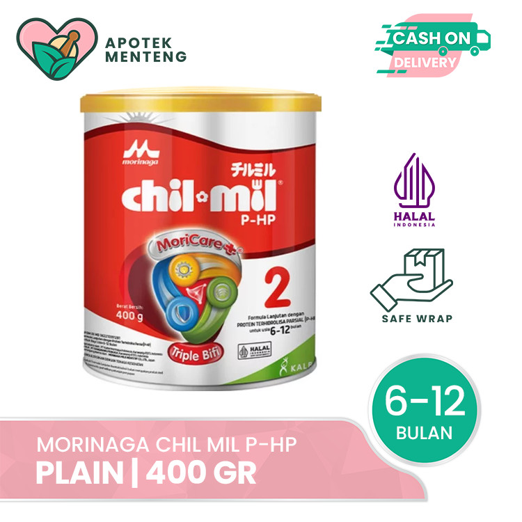 Morinaga Chil Mil PHP 400 Gr - Susu Formula Bayi Lanjutan