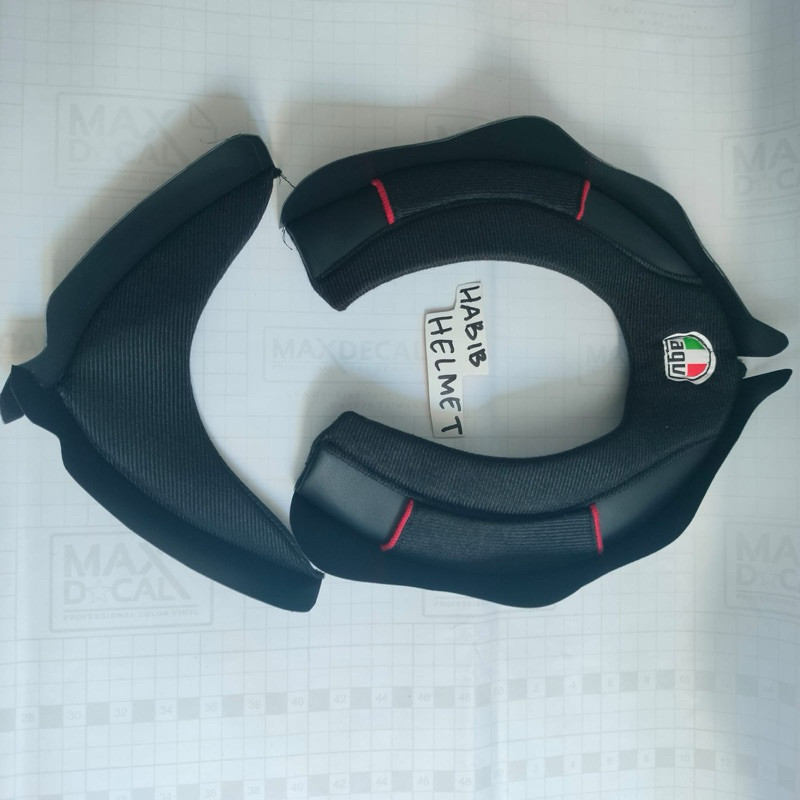 BUSA LEHER HELM FULLFACE MODEL AGV UNIVERSAL PLUS CHINGUARD