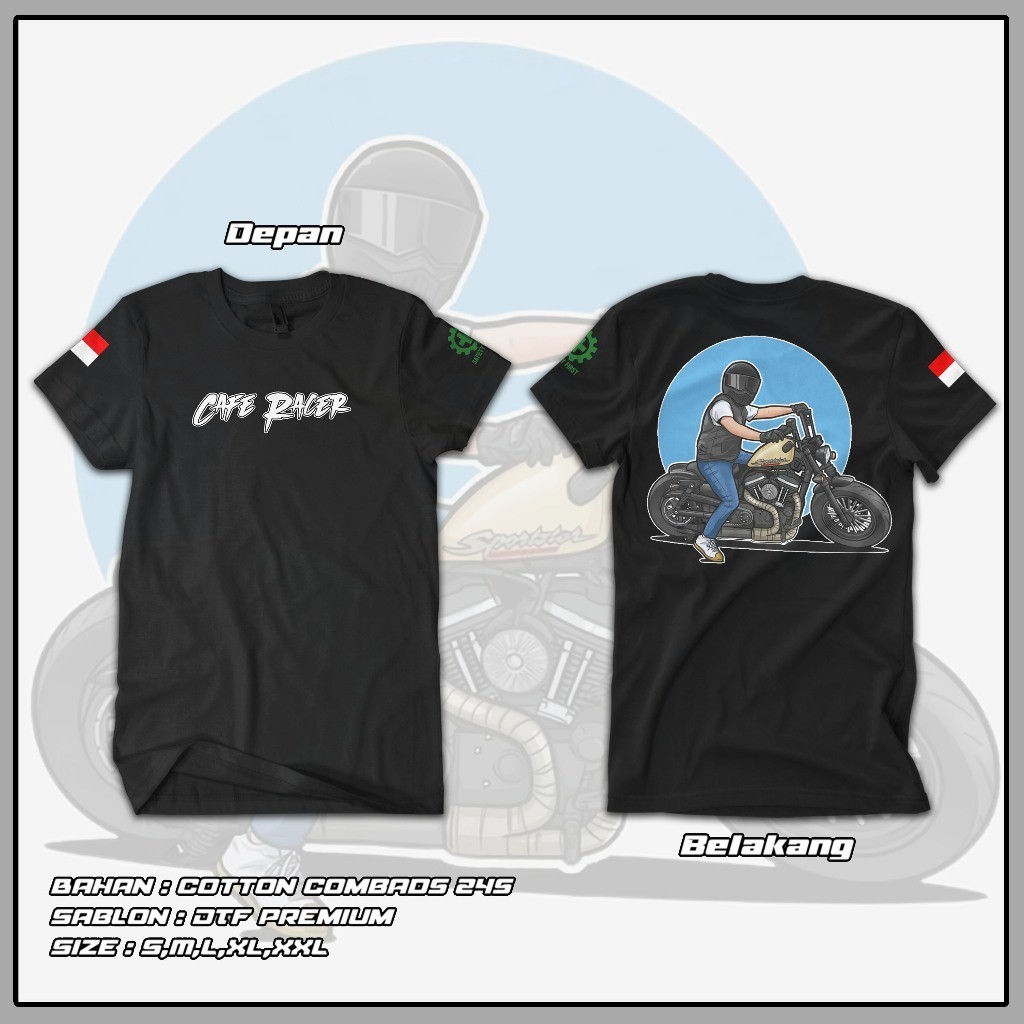 Kaos Caferacer Classic Vol.4 - Cafe Racer Bikers Rider Motorcycle TSHIRT BAJU DISTRO Terbaru / Kaosn
