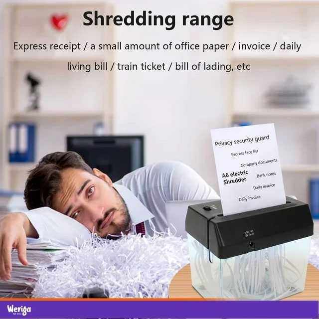 

Jakcom Mesin Penghancur Kertas Mini Paper Shredder with Letter Opener - SW501