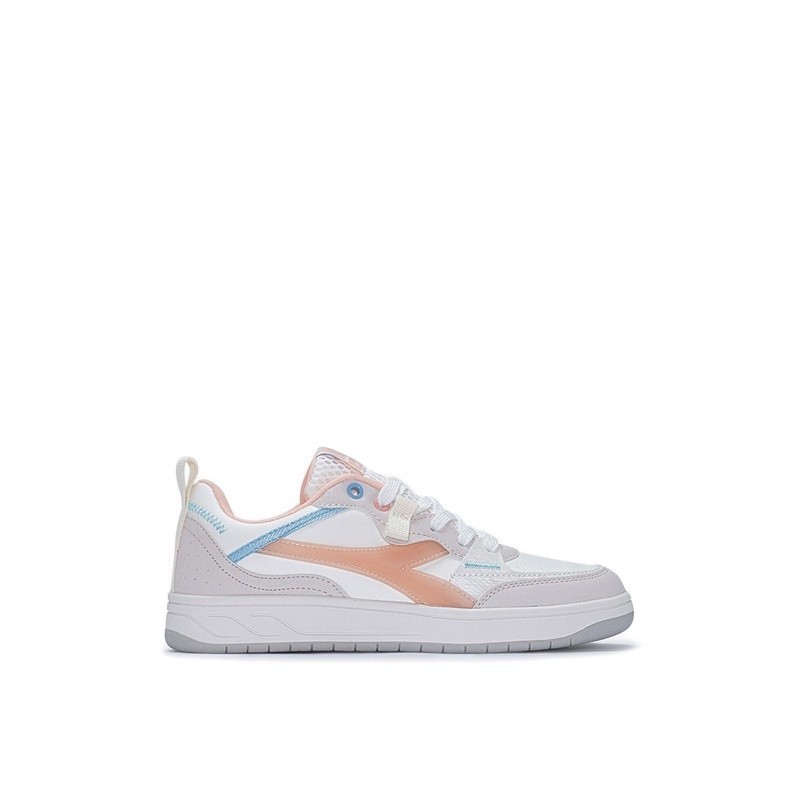 DIADORA HERLIN WOMEN'S CASUAL SHOES  WHITE/CORAL