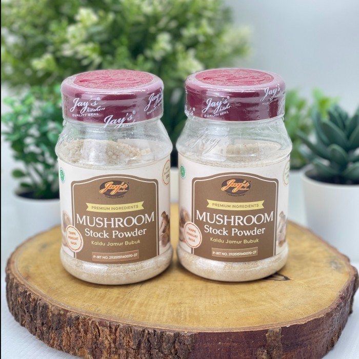 

Jay's Kaldu Jamur Bubuk / Jay's Mushroom Stock 200 gram Halal NON MSG