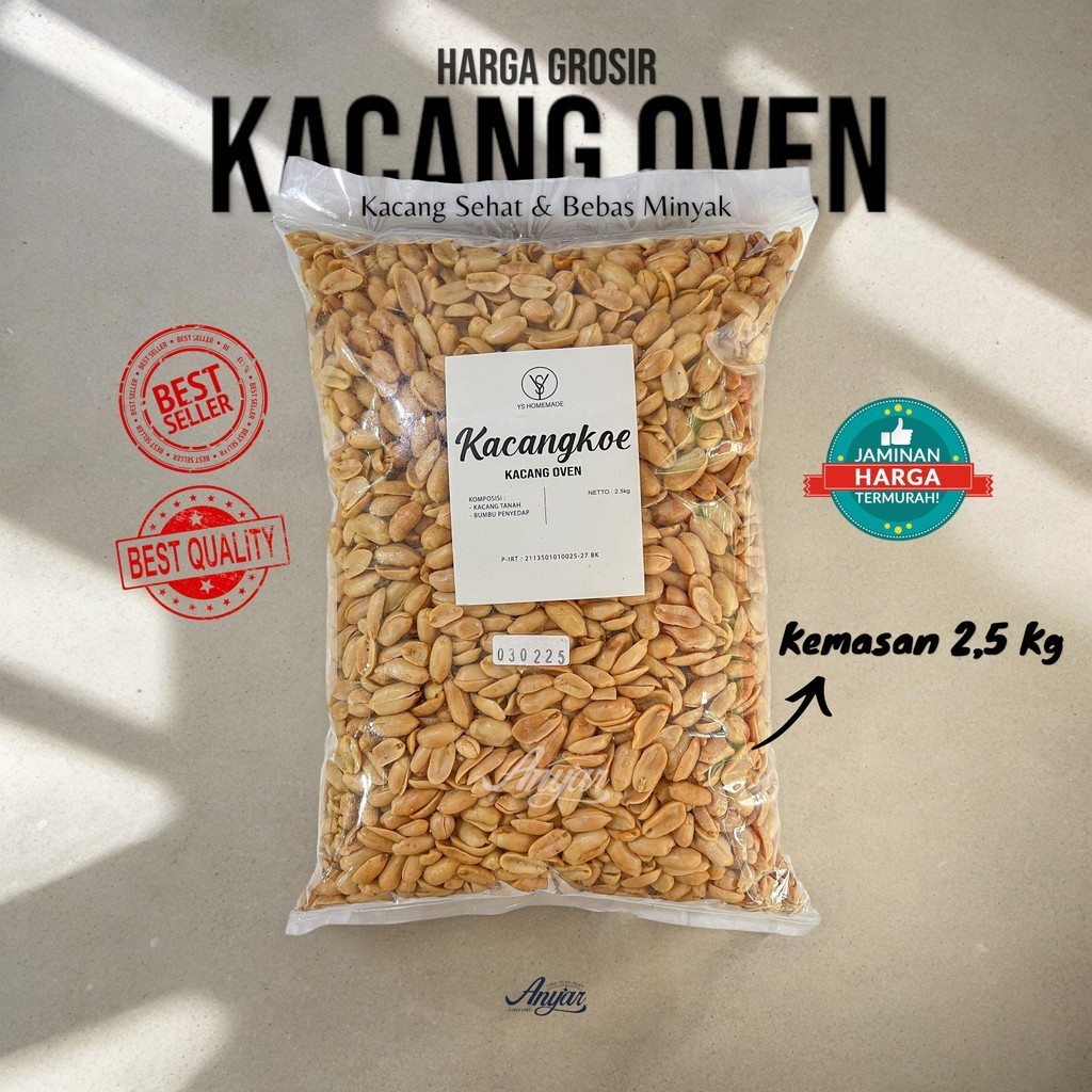 

GROSIR Kacang Oven Sehat 2,5 kg MURAH