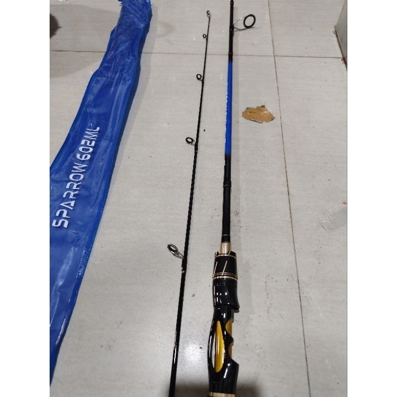joran pancing exori sparrow 602 180 cm 7 15lb solid carbon pancing