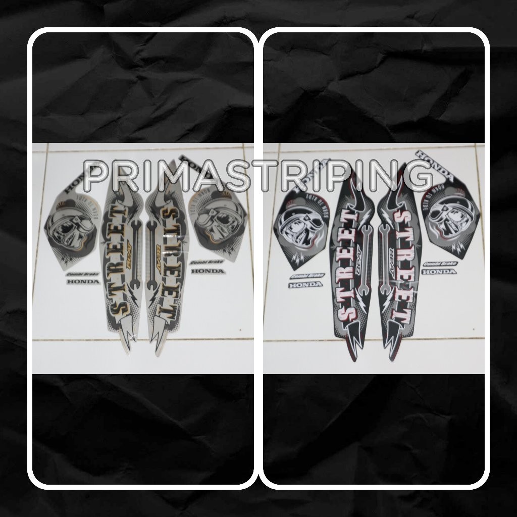 STRIPING STIKER MOTOR BEAT STREET 2023
