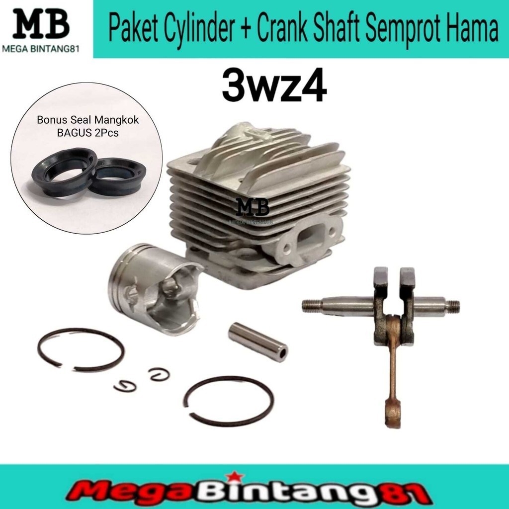 PAKET cylinder blok sprayer 3WZ 4 PAKET crank shaft sprayer 3WZ4 PAKET kruk as sprayer 3WZ4 22mm