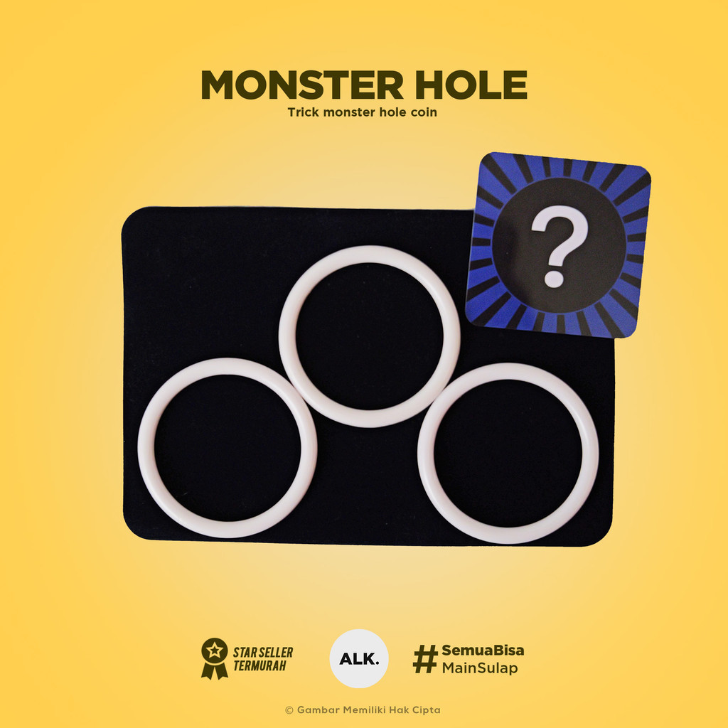 Monster Hole coin - Alat sulap menghilangkan koin