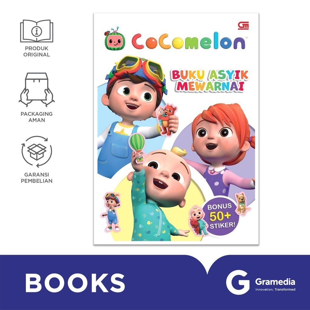 Gramedia Surabaya - Gramedia Buku CoComelon: Buku Asyik Mewarnai