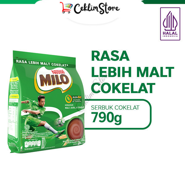 

MILO ACTIV-GO Susu Coklat Pouch 790 gr