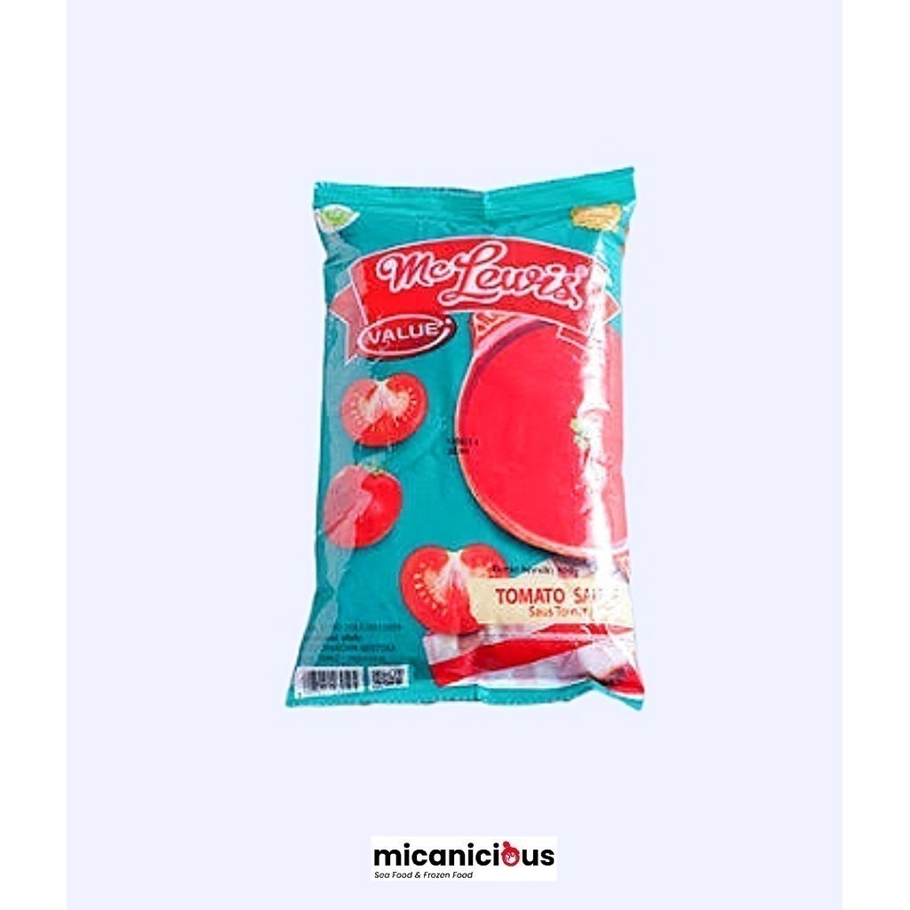 

MC LEWIS SAUS TOMAT / TOMATO SAUCE POUCH VALUE 1KG