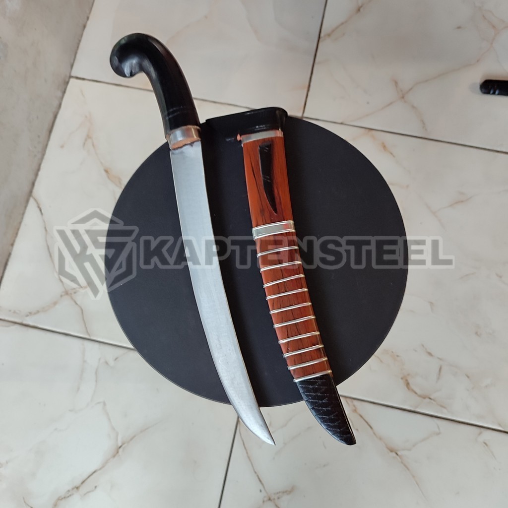 Kptns Golok POLET ZAMBIA Siap Pakai, Golok Sembelih Hewan Polet Zambia cokk