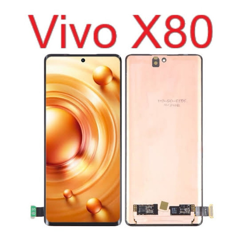 LCD VIVO X80 ORI LAYAR LENGKUNG FINGER ON