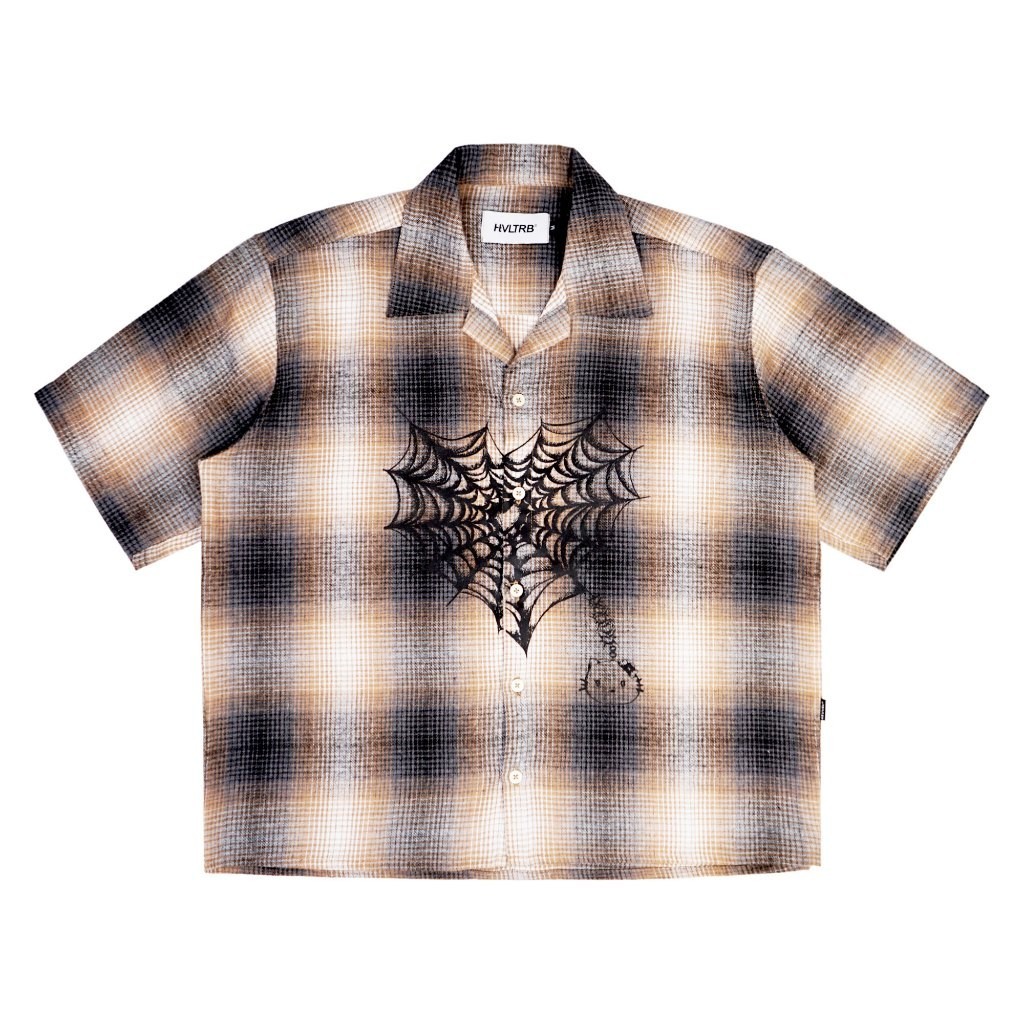 Boxy Shirt Spider Cream - HEUVELTRIBE X IVANIA NABILA