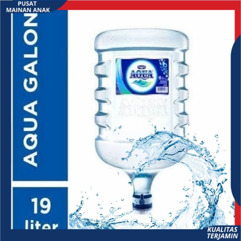 

PMA Air Mineral AQUA Galon + Isi Refill 19 Liter Asli Dan Bersegel Siap Minum Setiap Hari