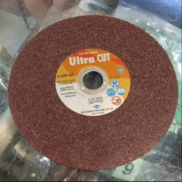ULTRA CUT BATU MATA GERINDA POTONG 7X3 MM - CUTTING 7" X 3 MM