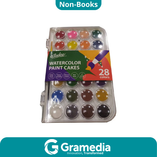 

[Gramedia Cijantung] ESTUDEE WATERCOLOR CAKE 23MM SET28 ES-WC23-28
