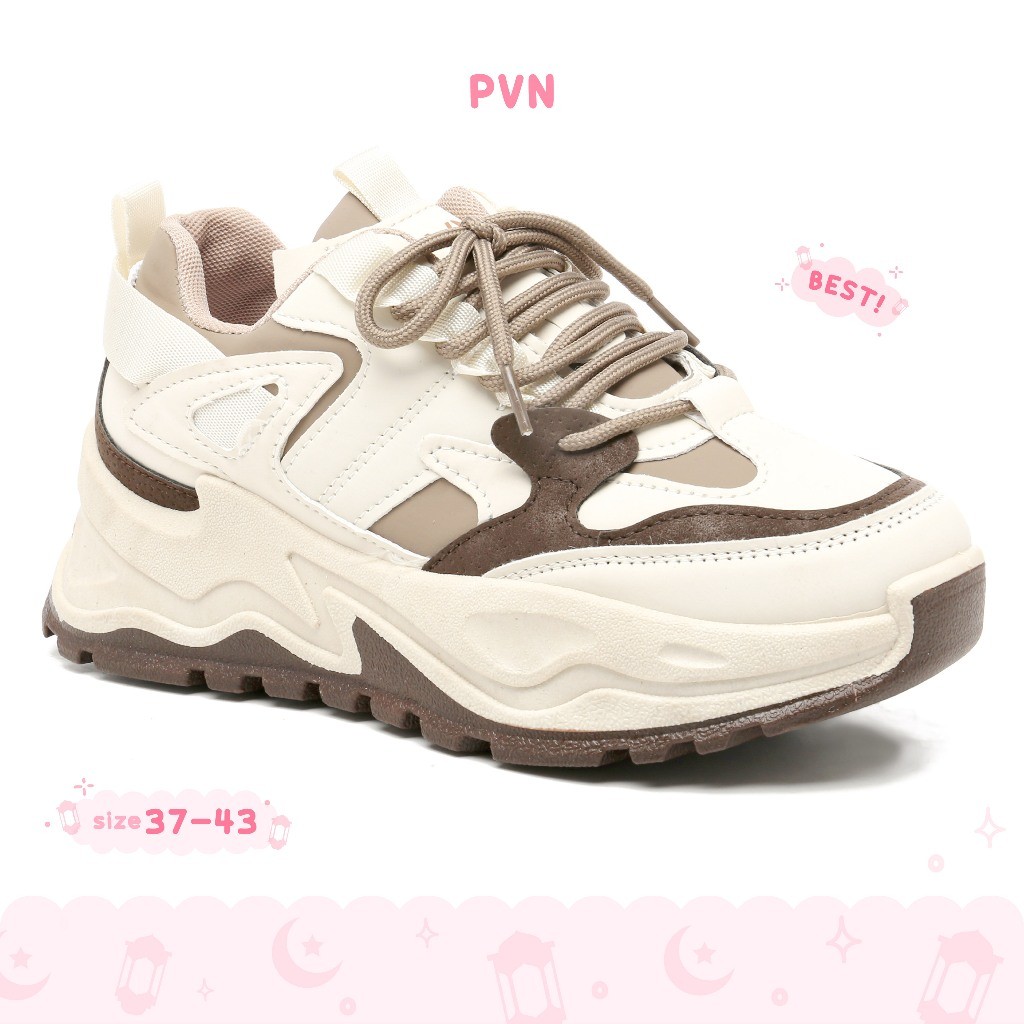 [BARANG BARU] PVN Jeonghan Sepatu Sneakers Wanita Sport Shoes 605
