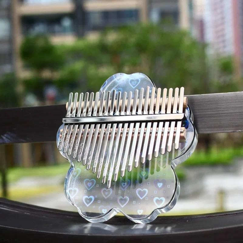 Portable Mini Piano Kalimba Cute Transparent Professional Kalimba Music Keyboard Strumenti Musicali 