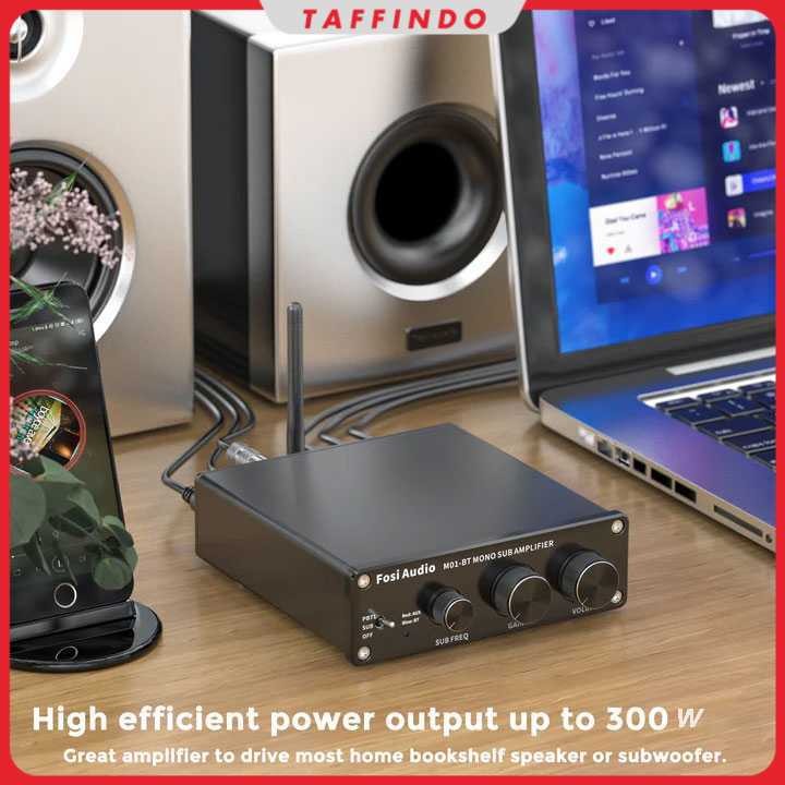 Subwoofer Amplifier Mono Channel 300W TDA7498E - Fosi Audio M01-BT
