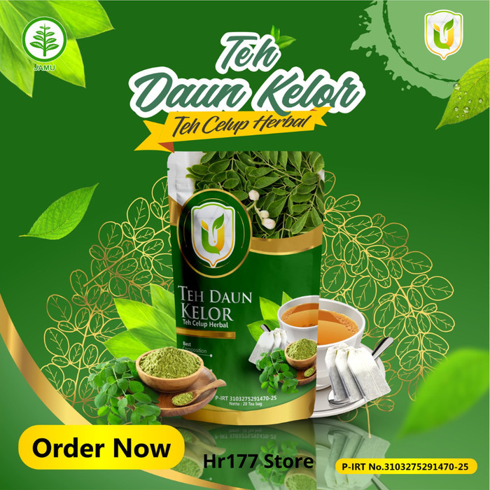 

TEH DETOX Teh Celup Daun Kelor Premium Tradisional Organik
