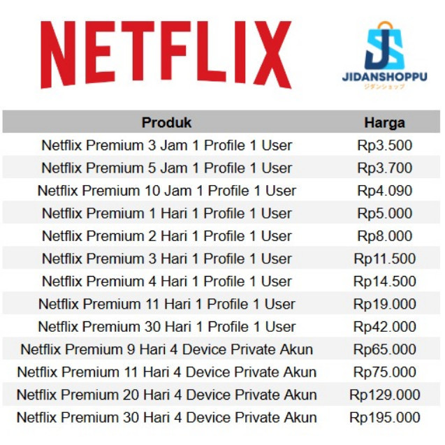 [NFX] NETFLIX HARIAN MURAH BET NEW NO ADS